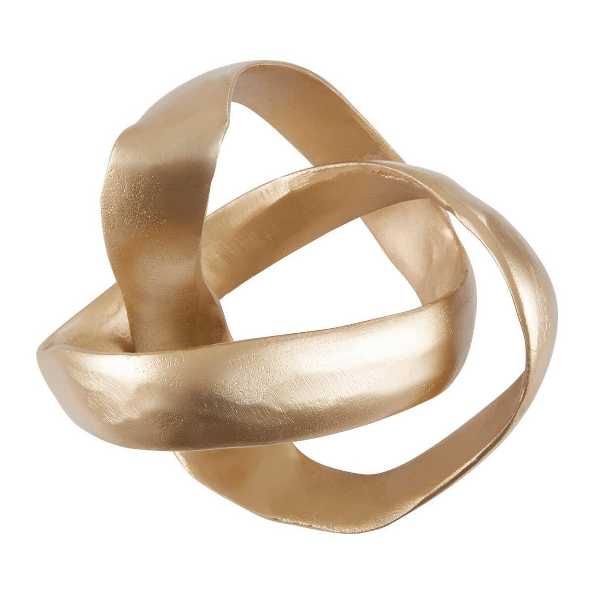 Hamilton Interiors Accessories Prato Gold Finish Knot Sculpture House of Isabella UK