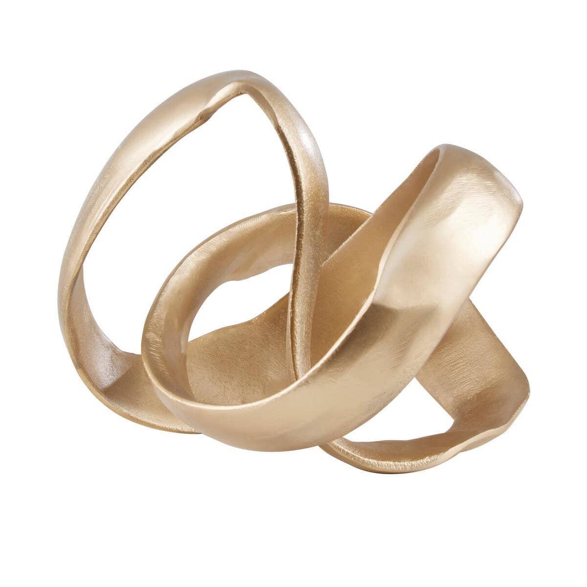 Hamilton Interiors Accessories Prato Gold Finish Knot Sculpture House of Isabella UK