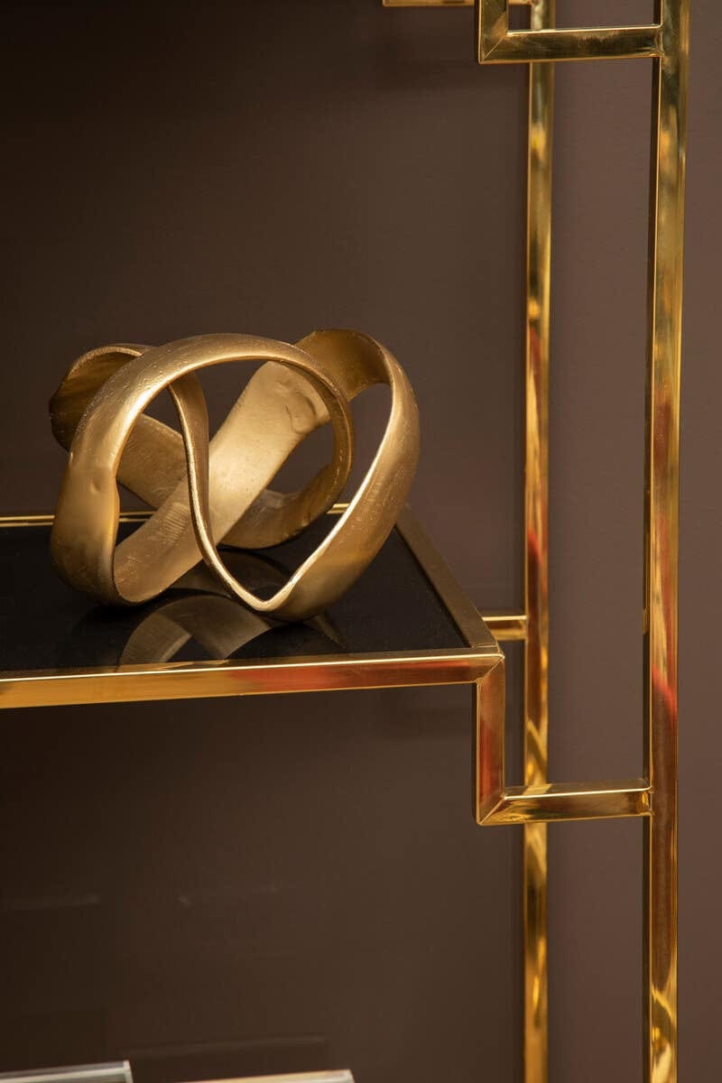 Hamilton Interiors Accessories Prato Gold Finish Knot Sculpture House of Isabella UK