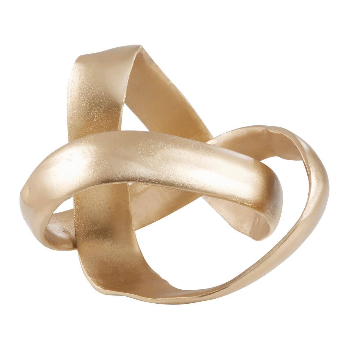 Hamilton Interiors Accessories Prato Gold Finish Knot Sculpture House of Isabella UK