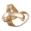 Hamilton Interiors Accessories Prato Gold Finish Knot Sculpture House of Isabella UK