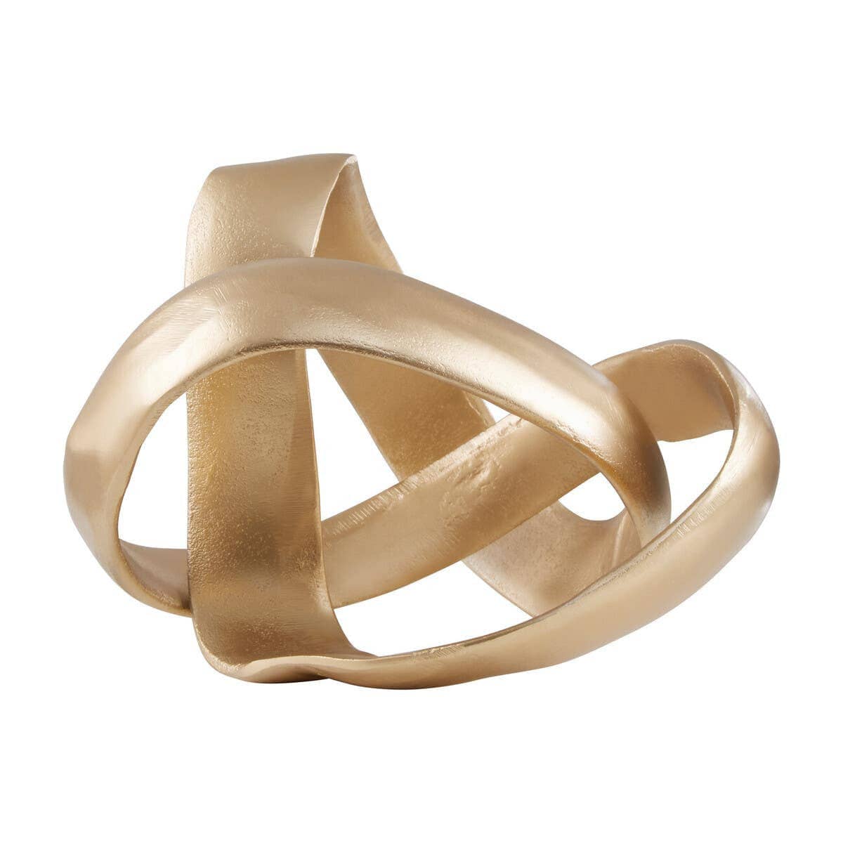 Hamilton Interiors Accessories Prato Gold Finish Knot Sculpture House of Isabella UK