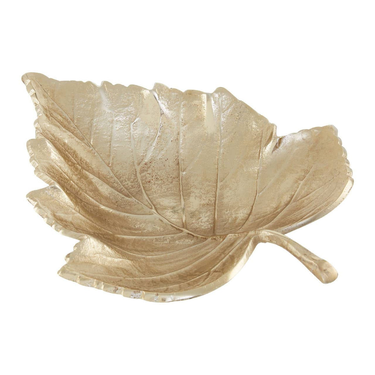 Hamilton Interiors Accessories Prato Gold Finish Leaf Dish House of Isabella UK