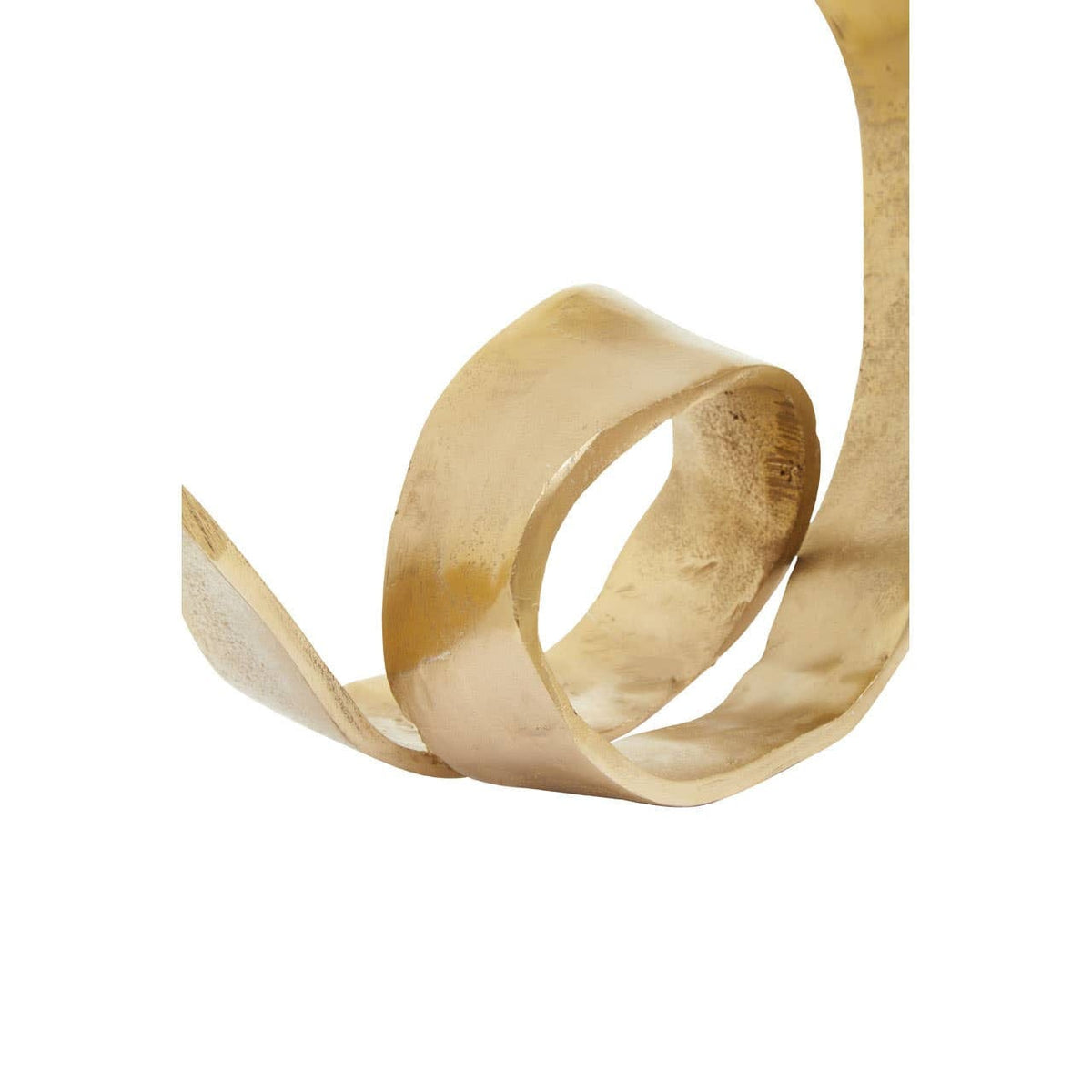 Hamilton Interiors Accessories Prato Gold Finish Twist Sculpture House of Isabella UK