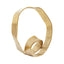 Hamilton Interiors Accessories Prato Gold Finish Twist Sculpture House of Isabella UK