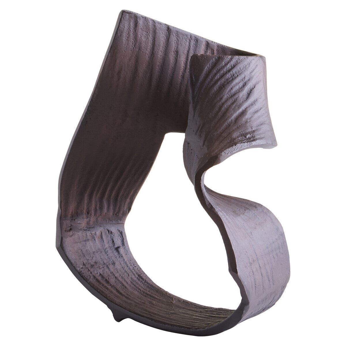 Hamilton Interiors Accessories Prato Large Brown Abstract Swirl Sculpture House of Isabella UK