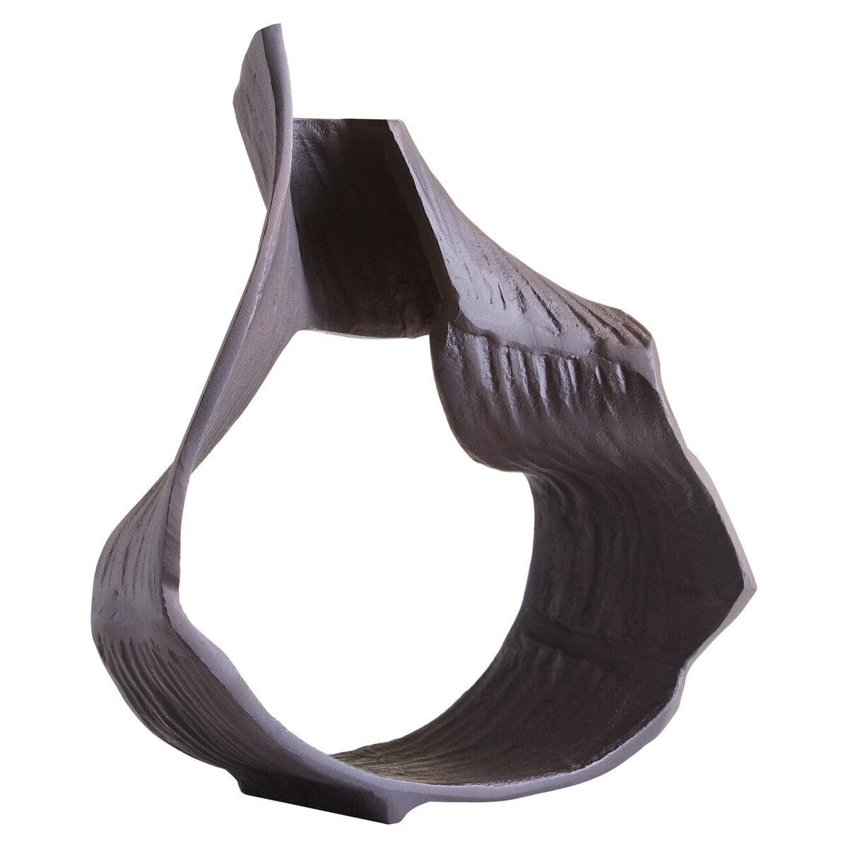 Hamilton Interiors Accessories Prato Large Brown Abstract Swirl Sculpture House of Isabella UK
