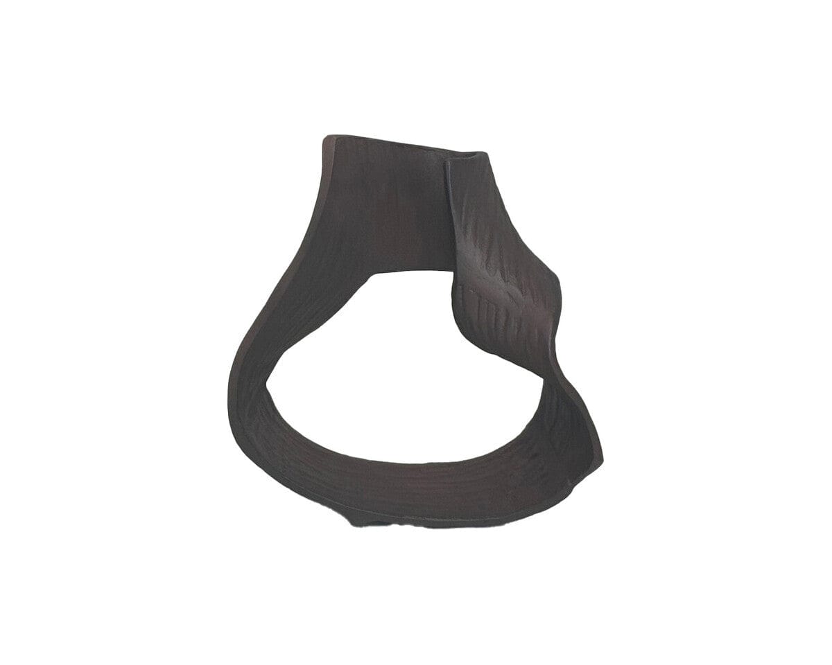 Hamilton Interiors Accessories Prato Large Brown Abstract Swirl Sculpture House of Isabella UK