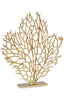 Hamilton Interiors Accessories Prato Large Gold Finish Coral Sculpture House of Isabella UK