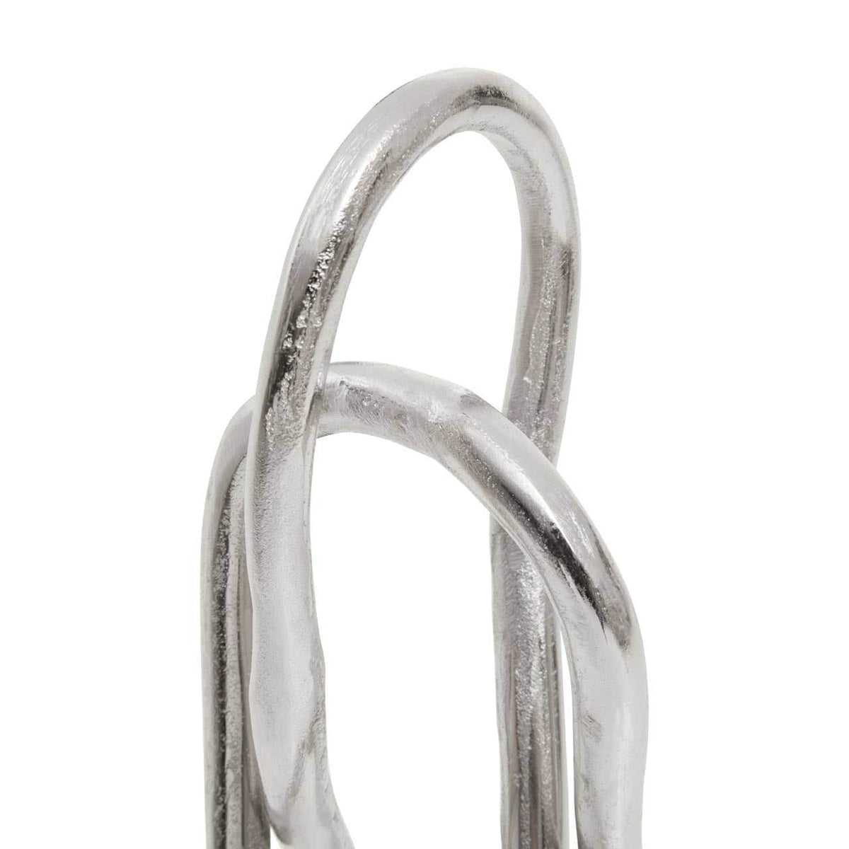 Hamilton Interiors Accessories Prato Large Nickel Finish Sculpture House of Isabella UK