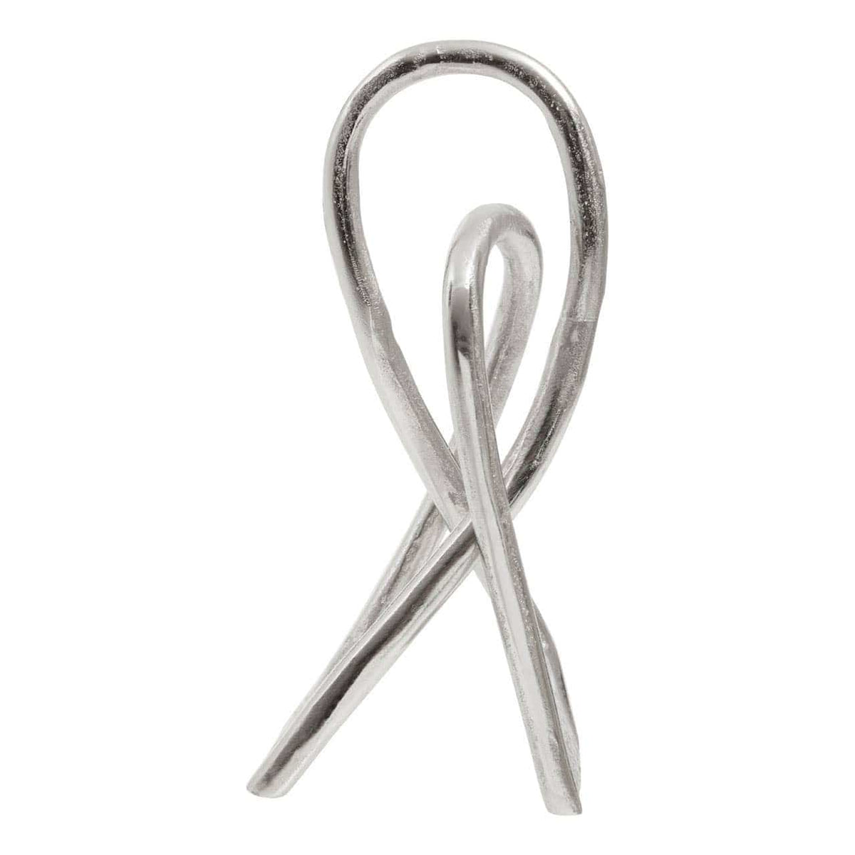 Hamilton Interiors Accessories Prato Large Nickel Finish Sculpture House of Isabella UK