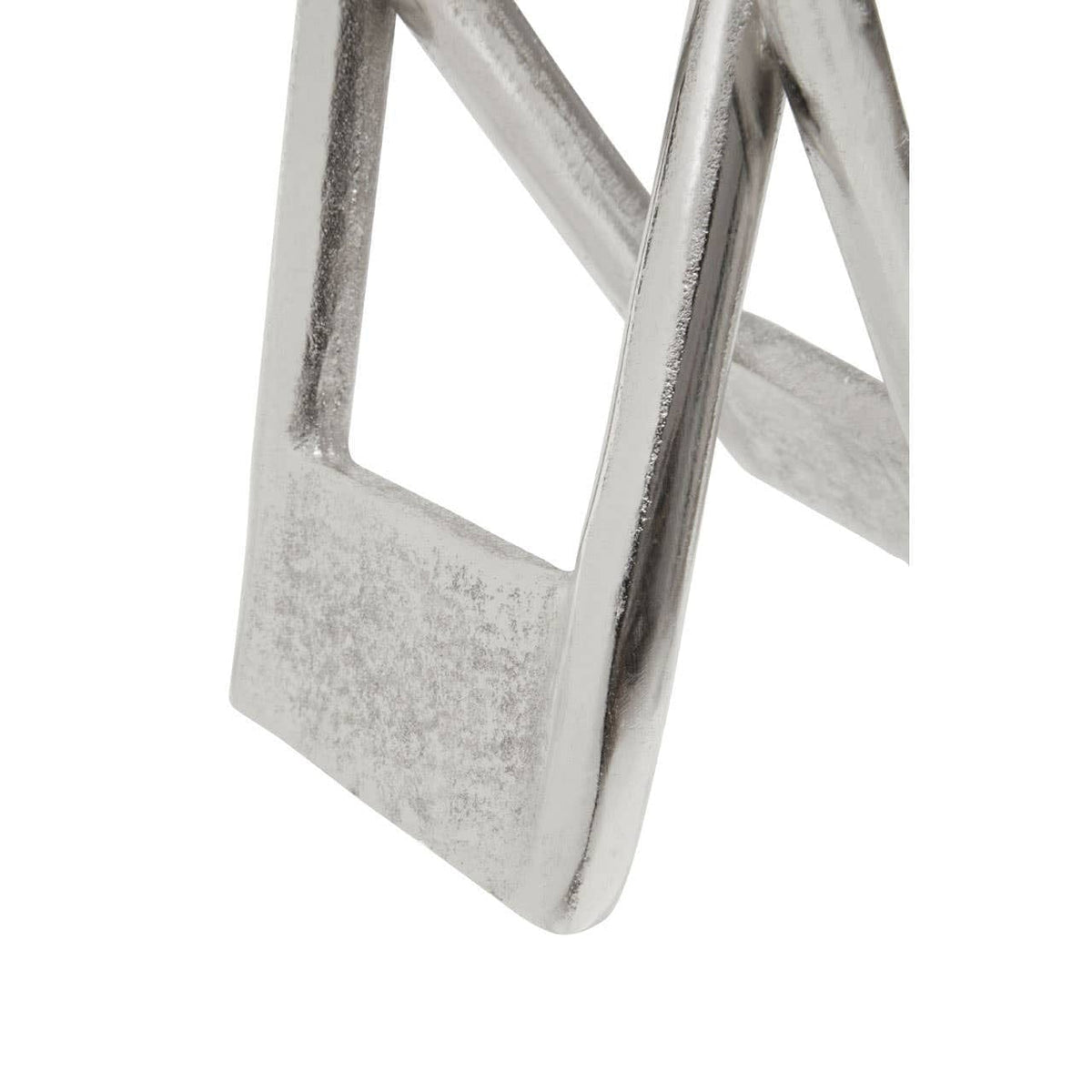 Hamilton Interiors Accessories Prato Large Nickel Finish Sculpture House of Isabella UK