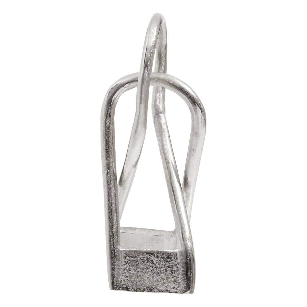 Hamilton Interiors Accessories Prato Large Nickel Finish Sculpture House of Isabella UK