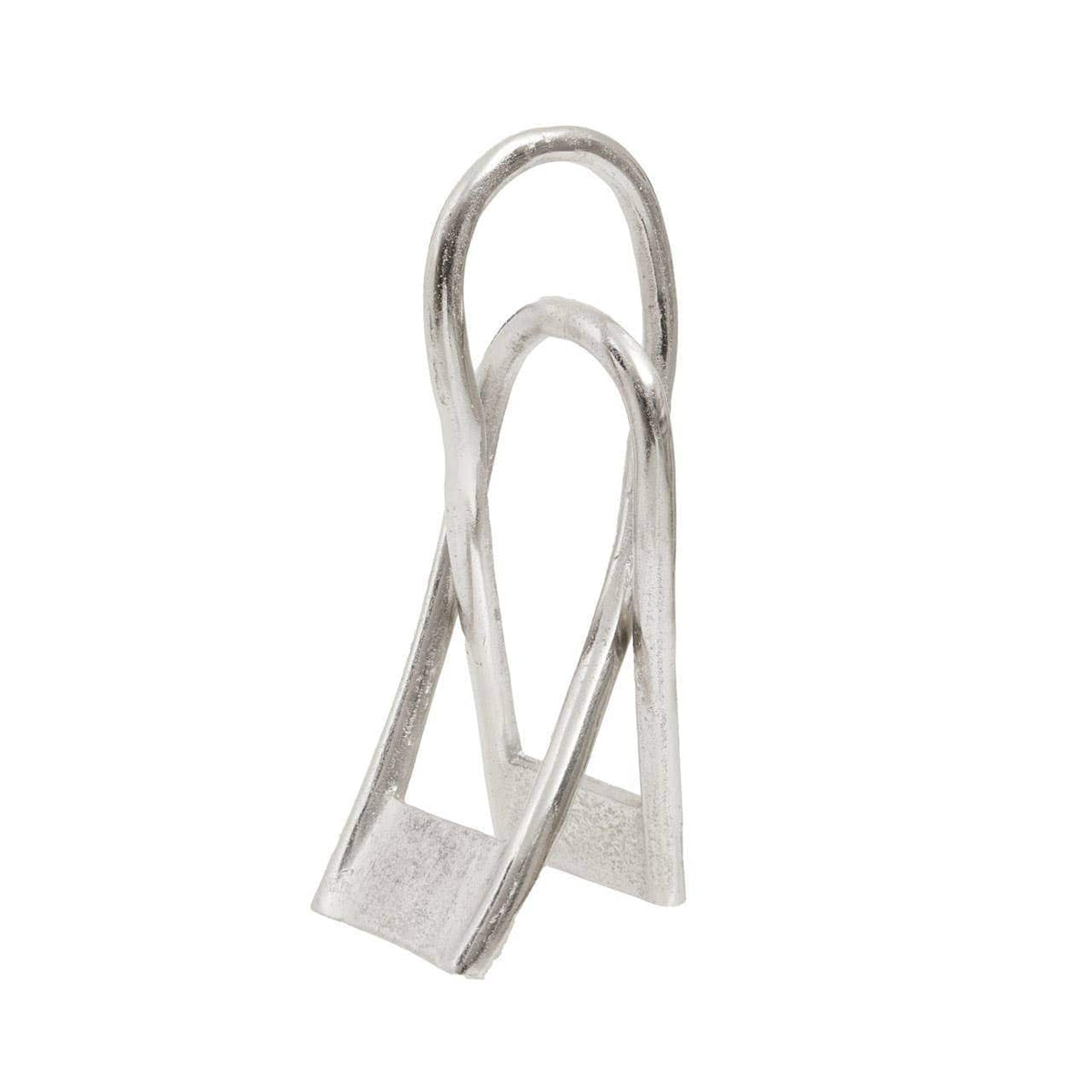 Hamilton Interiors Accessories Prato Large Nickel Finish Sculpture House of Isabella UK