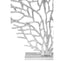 Hamilton Interiors Accessories Prato Large Silver Nickel Finish Coral Sculpture House of Isabella UK