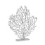 Hamilton Interiors Accessories Prato Large Silver Nickel Finish Coral Sculpture House of Isabella UK
