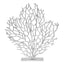 Hamilton Interiors Accessories Prato Large Silver Nickel Finish Coral Sculpture House of Isabella UK