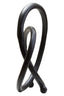 Hamilton Interiors Accessories Prato Matte Black Nickel Finish Twist Sculpture House of Isabella UK