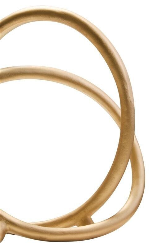 Hamilton Interiors Accessories Prato Matte Gold Finish Twist Sculpture House of Isabella UK