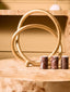 Hamilton Interiors Accessories Prato Matte Gold Finish Twist Sculpture House of Isabella UK