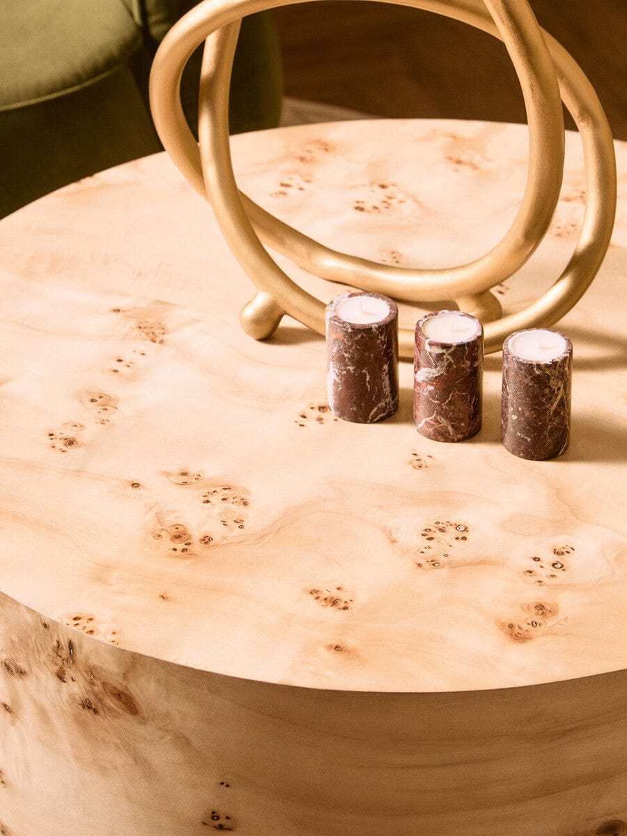 Hamilton Interiors Accessories Prato Matte Gold Finish Twist Sculpture House of Isabella UK
