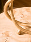 Hamilton Interiors Accessories Prato Matte Gold Finish Twist Sculpture House of Isabella UK