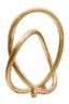 Hamilton Interiors Accessories Prato Matte Gold Finish Twist Sculpture House of Isabella UK
