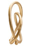 Hamilton Interiors Accessories Prato Matte Gold Finish Twist Sculpture House of Isabella UK