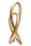 Hamilton Interiors Accessories Prato Matte Gold Finish Twist Sculpture House of Isabella UK