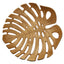 Hamilton Interiors Accessories Prato Monstera Large Gold Finish Leaf Dish House of Isabella UK