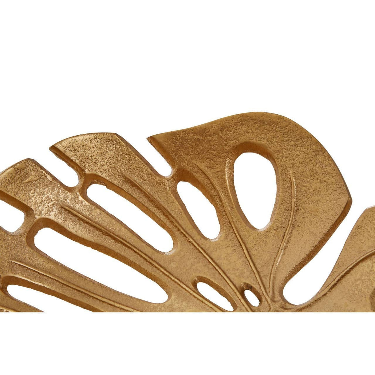 Hamilton Interiors Accessories Prato Monstera Large Gold Finish Leaf Dish House of Isabella UK