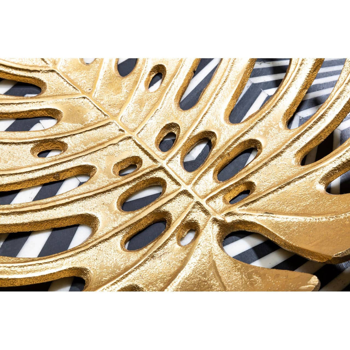Hamilton Interiors Accessories Prato Monstera Small Gold Finish Leaf Dish House of Isabella UK