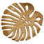 Hamilton Interiors Accessories Prato Monstera Small Gold Finish Leaf Dish House of Isabella UK