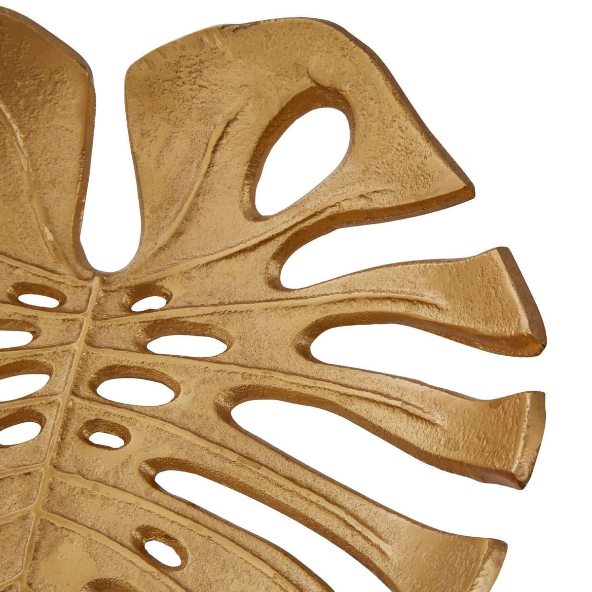 Hamilton Interiors Accessories Prato Monstera Small Gold Finish Leaf Dish House of Isabella UK