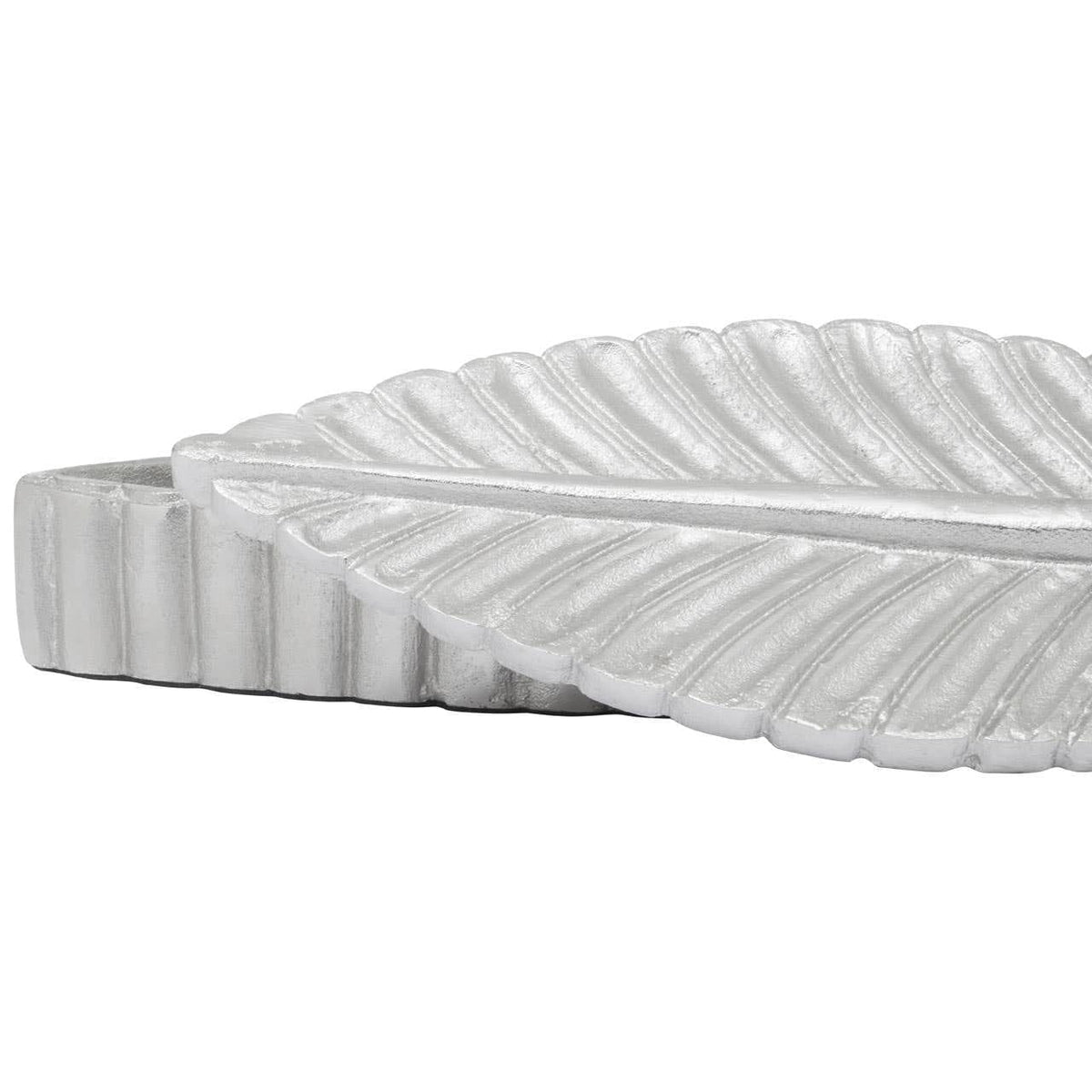 Hamilton Interiors Accessories Prato Silver Finish Plume Box House of Isabella UK