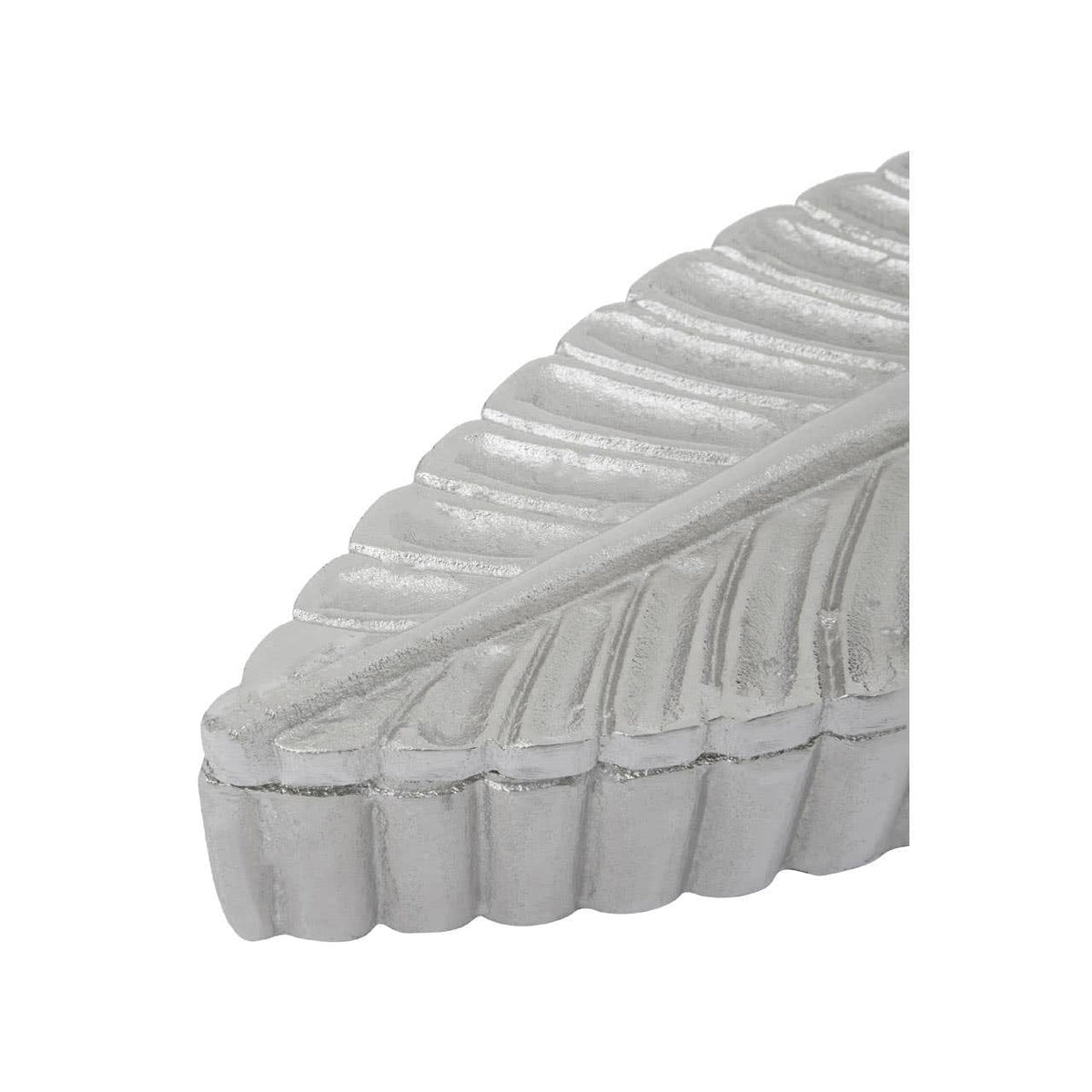 Hamilton Interiors Accessories Prato Silver Finish Plume Box House of Isabella UK