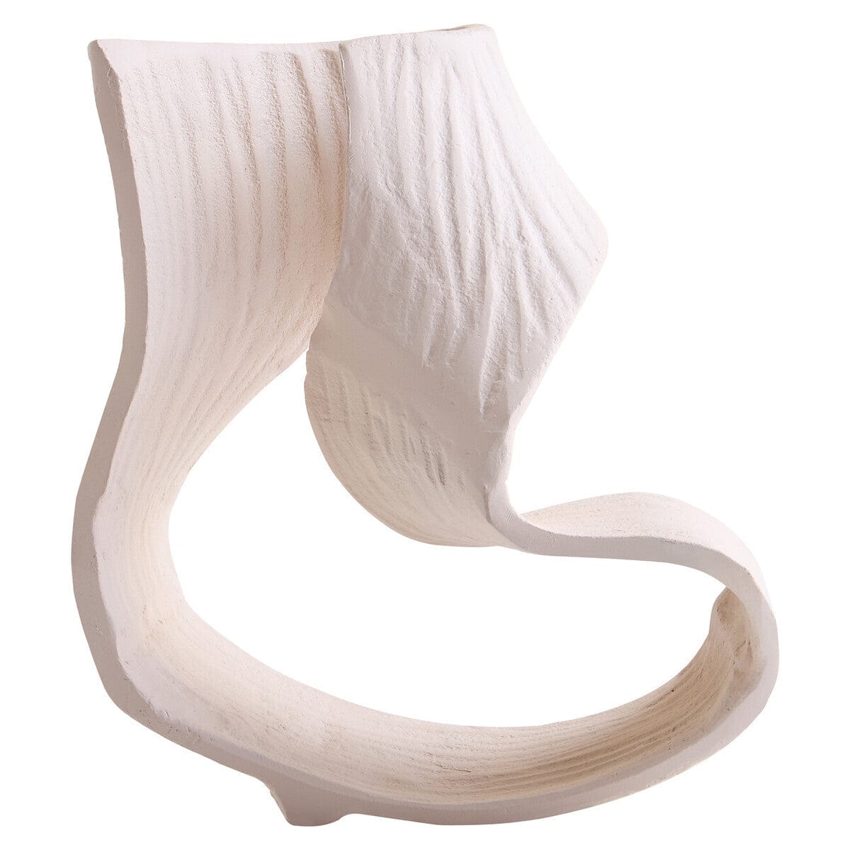 Hamilton Interiors Accessories Prato Small Cream Abstract Swirl Sculpture House of Isabella UK