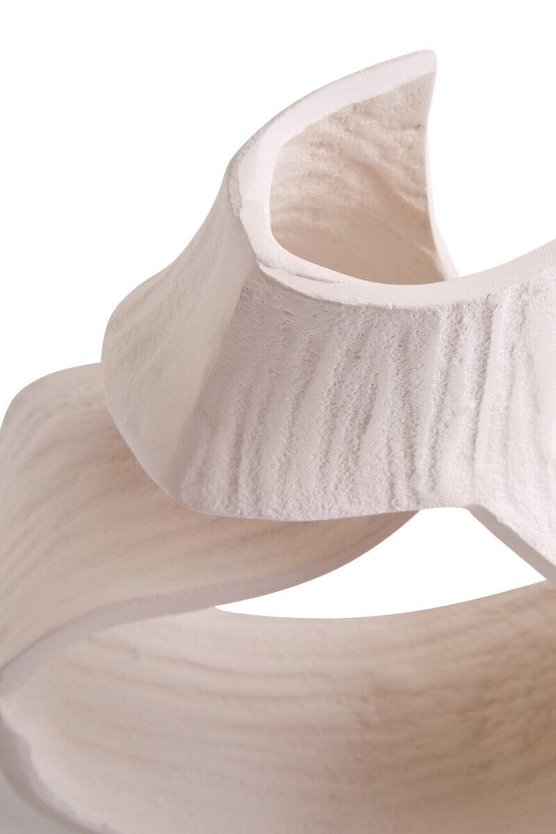 Hamilton Interiors Accessories Prato Small Cream Abstract Swirl Sculpture House of Isabella UK