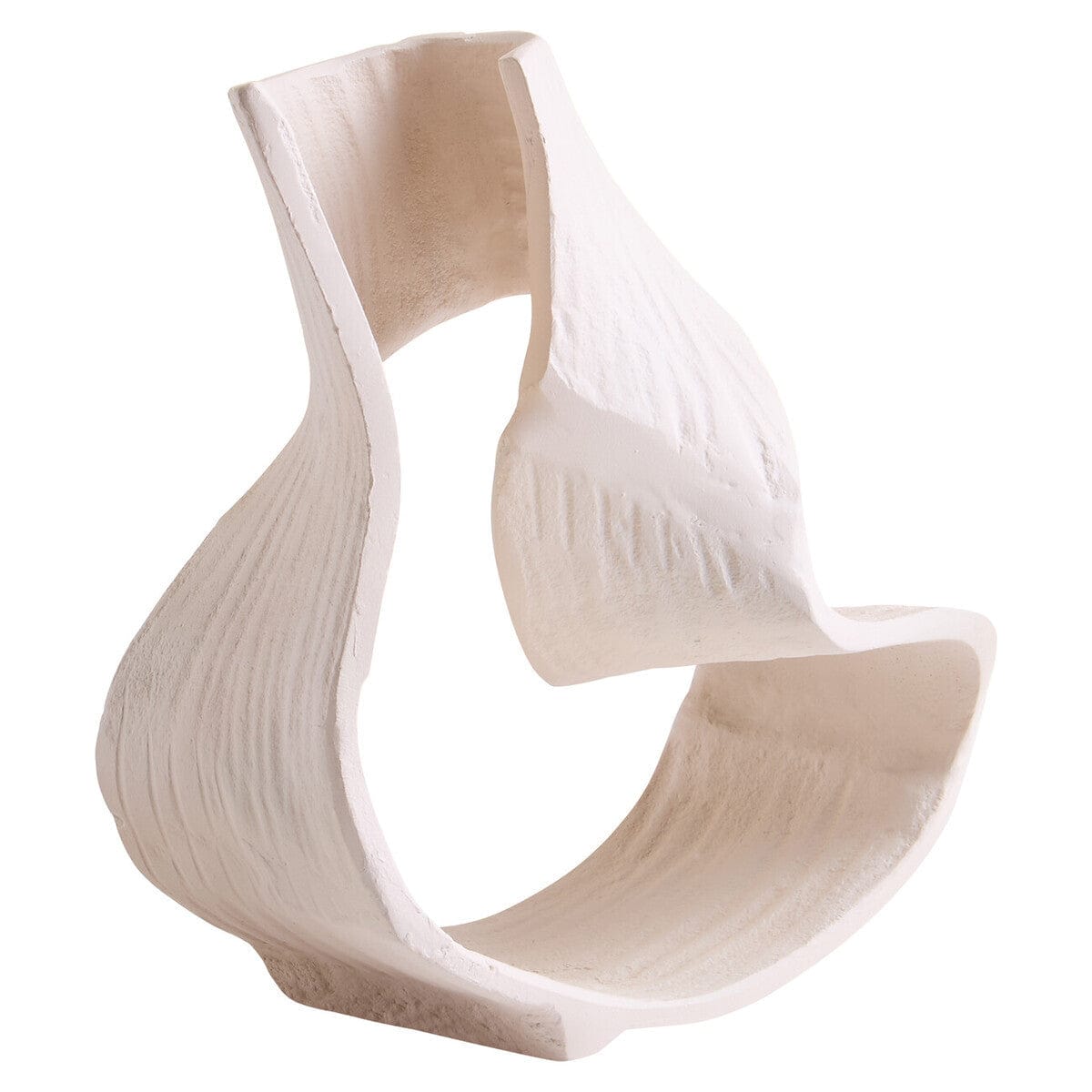 Hamilton Interiors Accessories Prato Small Cream Abstract Swirl Sculpture House of Isabella UK