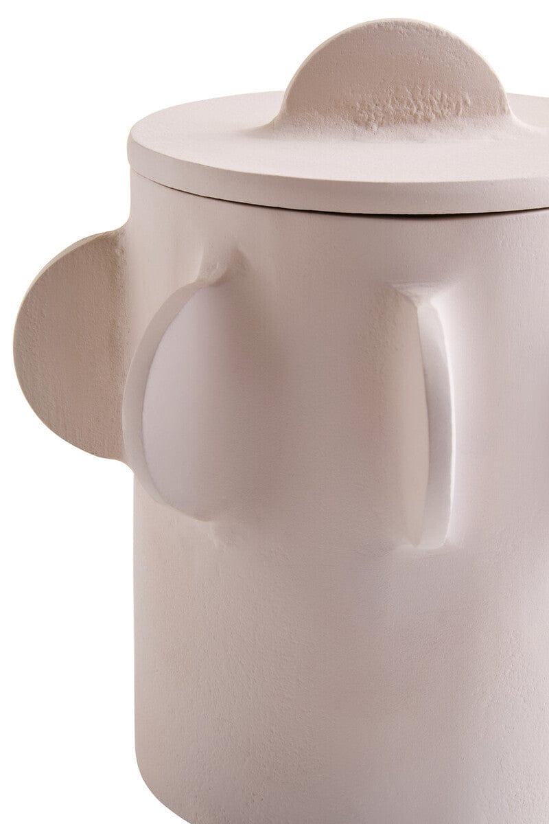 Hamilton Interiors Accessories Prato Small Round Textured Cream Box House of Isabella UK