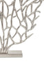 Hamilton Interiors Accessories Prato Small Silver Nickel Finish Coral Sculpture House of Isabella UK