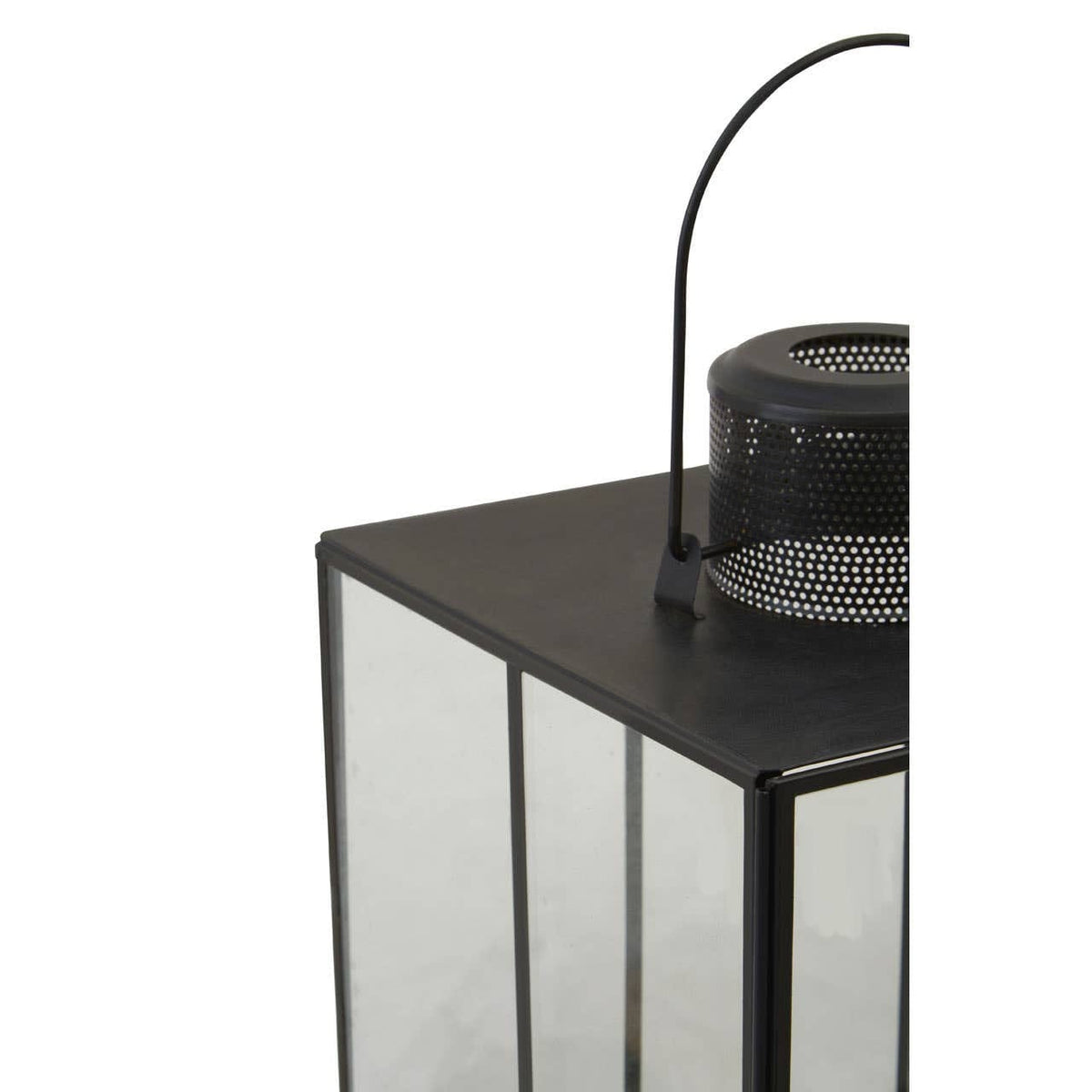Hamilton Interiors Accessories Preston Antique Black Finish Large Lantern House of Isabella UK