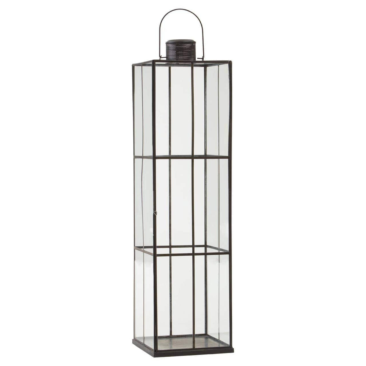 Hamilton Interiors Accessories Preston Antique Black Finish Large Lantern House of Isabella UK