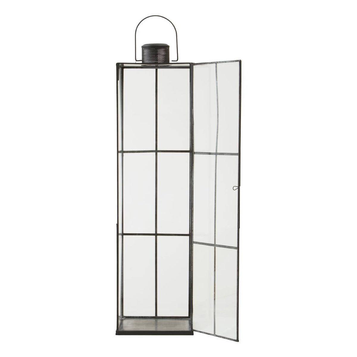 Hamilton Interiors Accessories Preston Antique Black Finish Large Lantern House of Isabella UK