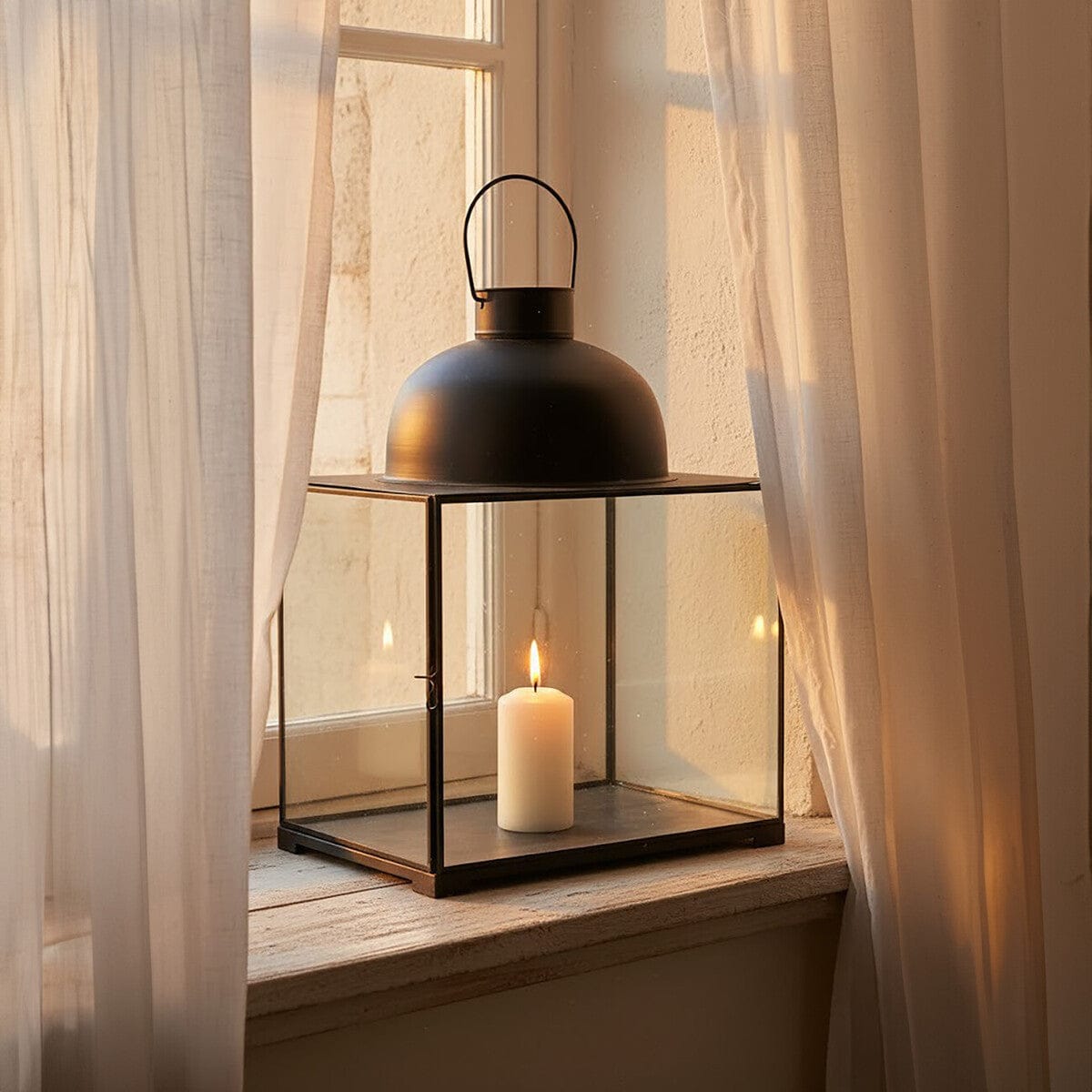 Hamilton Interiors Accessories Preston Small Antique Black Lantern House of Isabella UK