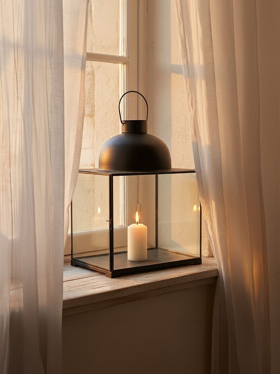 Hamilton Interiors Accessories Preston Small Antique Black Lantern House of Isabella UK