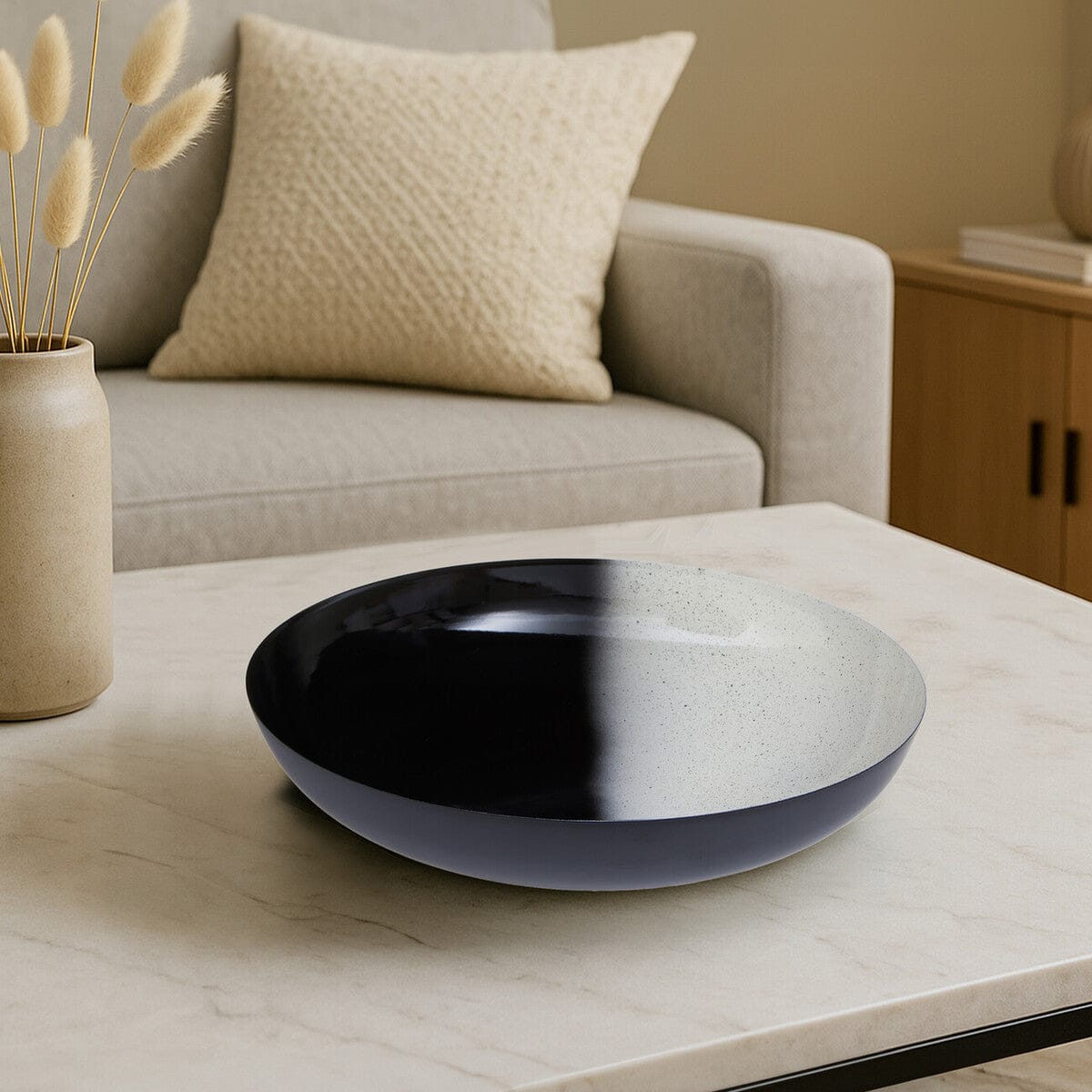 Hamilton Interiors Accessories Ramus Black And White Ombre Bowl House of Isabella UK