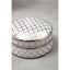 Hamilton Interiors Accessories Renne White and Silver Small Ceramic Box House of Isabella UK