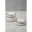 Hamilton Interiors Accessories Renne White and Silver Small Ceramic Box House of Isabella UK