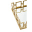 Hamilton Interiors Accessories Rhoda Rectangle Gold Mirror Tray House of Isabella UK